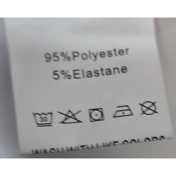 Black & White Cat Print Button-Up Shirt 4XL Long Sleeve Women 95% Polyester Fun - Picture 7 of 10